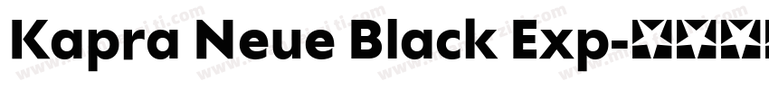 Kapra Neue Black Exp字体转换